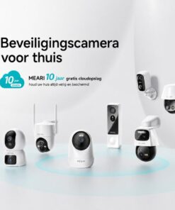 MEARI N2 Battery PTZ Camera, 3MP, 5W solar, Ai Smart detect, Full Night Vision, Two-Way audio, IP65 - Afbeelding 5