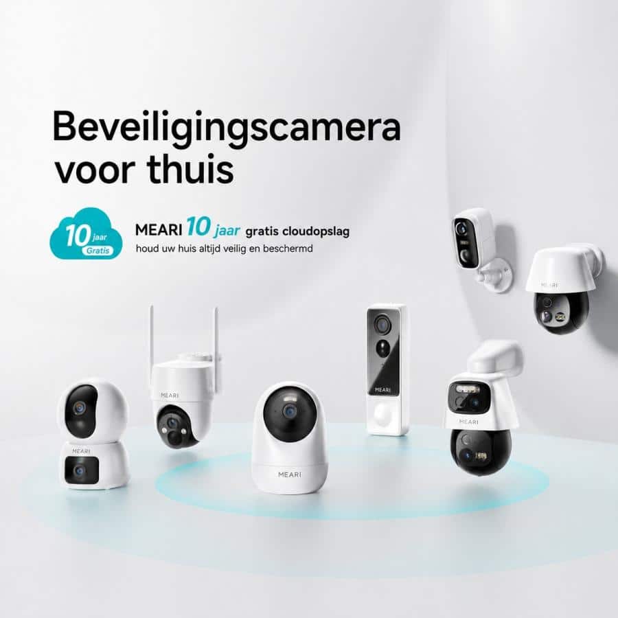 MEARI N2 Battery PTZ Camera, 3MP, 5W solar, Ai Smart detect, Full Night Vision, Two-Way audio, IP65 - Afbeelding 5