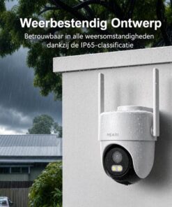 MEARI S2 Plus Outdoor Smart PTZ Wi-Fi Camera, 3MP, 2304x1296p, IR 30m, 1/2.8"" CMOS, RJ45, White - Afbeelding 5