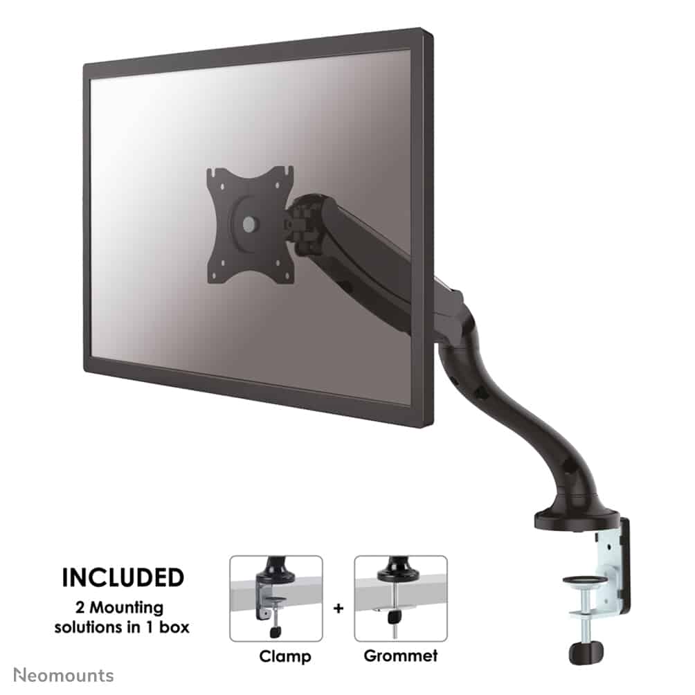 Neomounts NM-D500BLACK Monitorarm 10-30" - gasveer - Afbeelding 2