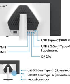 BenQ EX321UZ computer monitor 80 cm (31.5") 3840 x 2160 Pixels 4K Ultra HD OLED Wit - Afbeelding 5