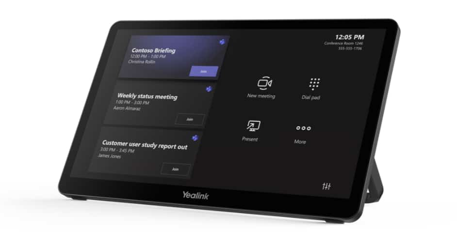 Yealink MTouch Plus White Controller Zwart - Afbeelding 2