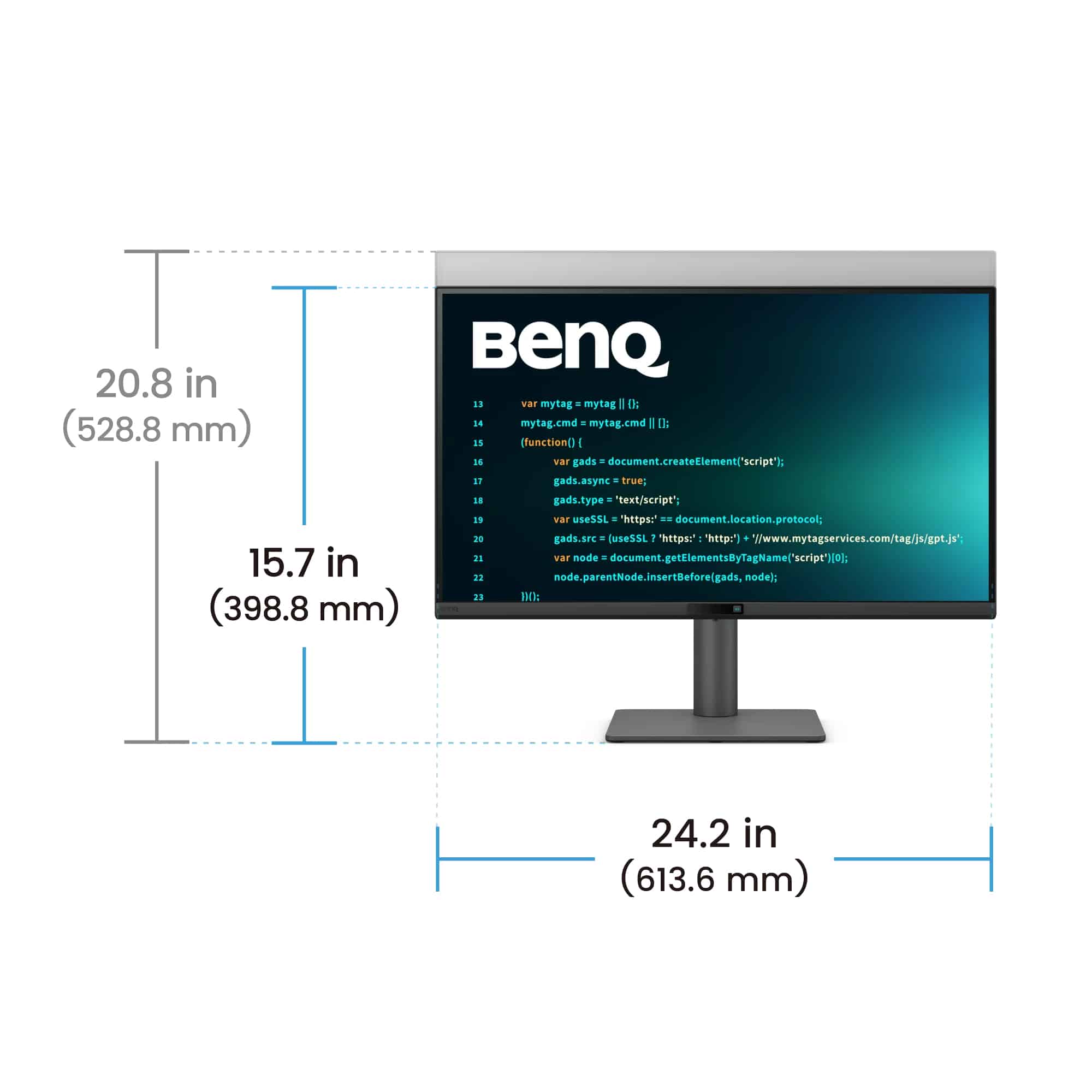 BenQ RD270Q computer monitor 68,6 cm (27") 2560 x 1440 Pixels Wide Quad HD Zwart - Afbeelding 5