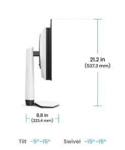 BenQ EX271QZ computer monitor 67,3 cm (26.5") 2560 x 1440 Pixels 2K OLED Wit - Afbeelding 8