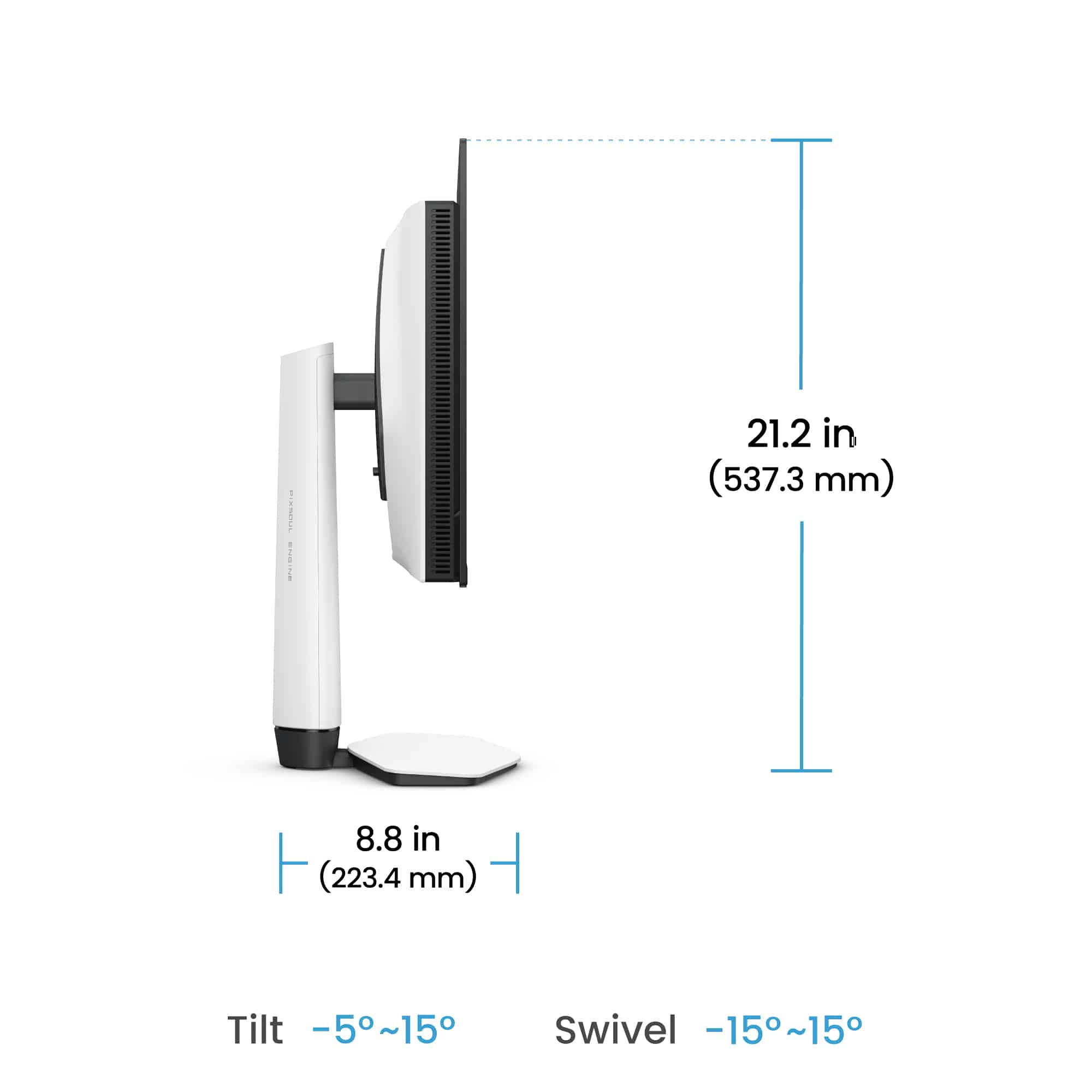BenQ EX271QZ computer monitor 67,3 cm (26.5") 2560 x 1440 Pixels 2K OLED Wit - Afbeelding 8
