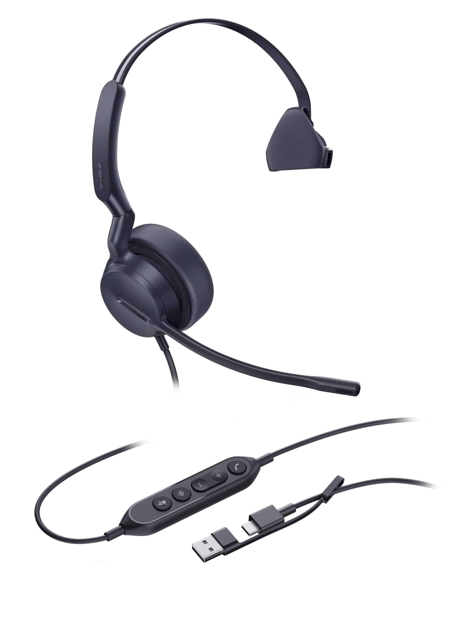 Yealink UH44 Mono USB-C/A Headset - Afbeelding 2