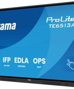 iiyama TE6513A-B3AG beeldkrant Interactief flatscreen 163,8 cm (64.5") LCD Wifi 500 cd/m² 4K Ultra HD Zwart Touchscreen Type processor Android 24/7 Monitor - Afbeelding 3