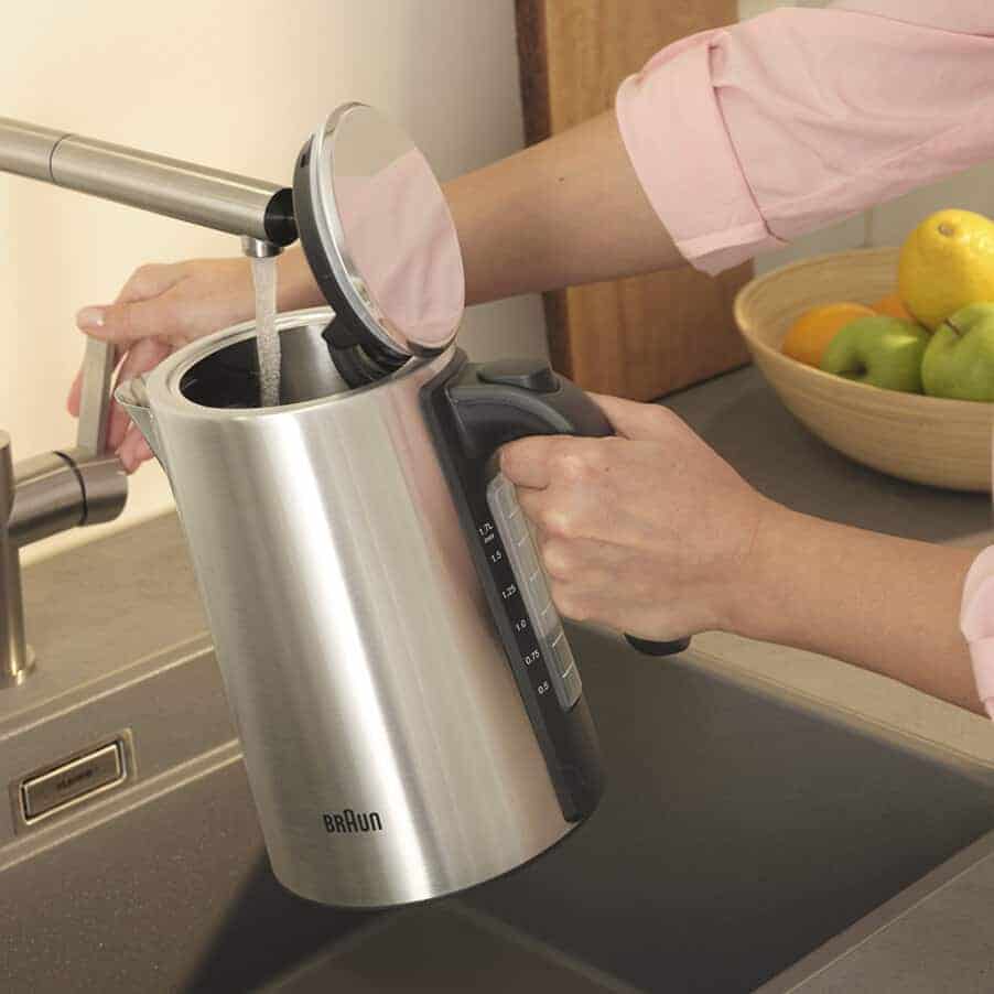 Braun WK 5200 waterkoker 1,7 l 2200 W Roestvrijstaal, Zwart - Afbeelding 3