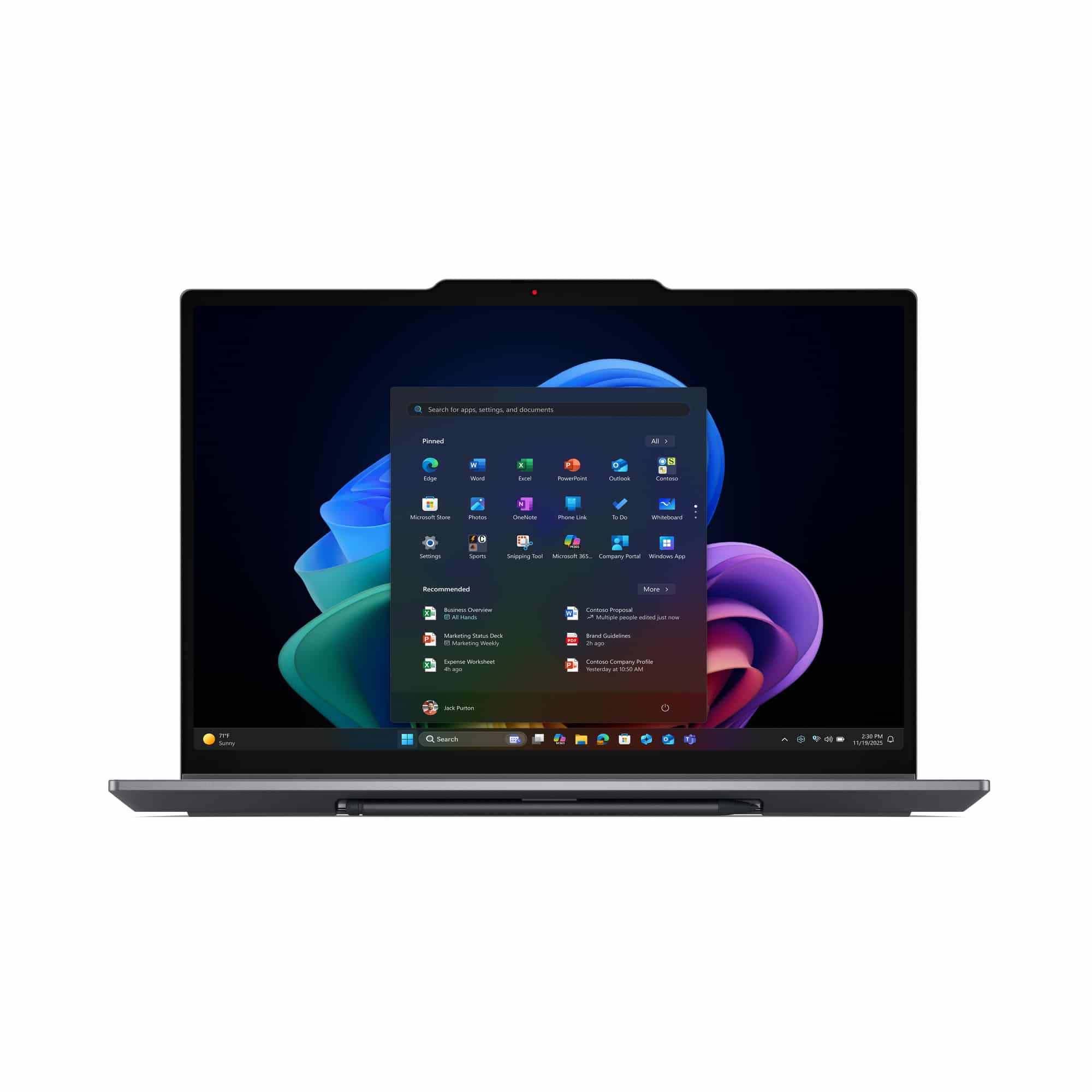Lenovo ThinkPad X1 2-in-1 Gen 11 Aura Edition Copilot+ PC Intel Core Ultra 7 355 Hybride (2-in-1) 35,6 cm (14") Touchscreen WUXGA 32 GB LPDDR5x-SDRAM 1 TB SSD Wi-Fi 7 (802.11be) Windows 11 Pro Grijs Engels Laptop - Afbeelding 3