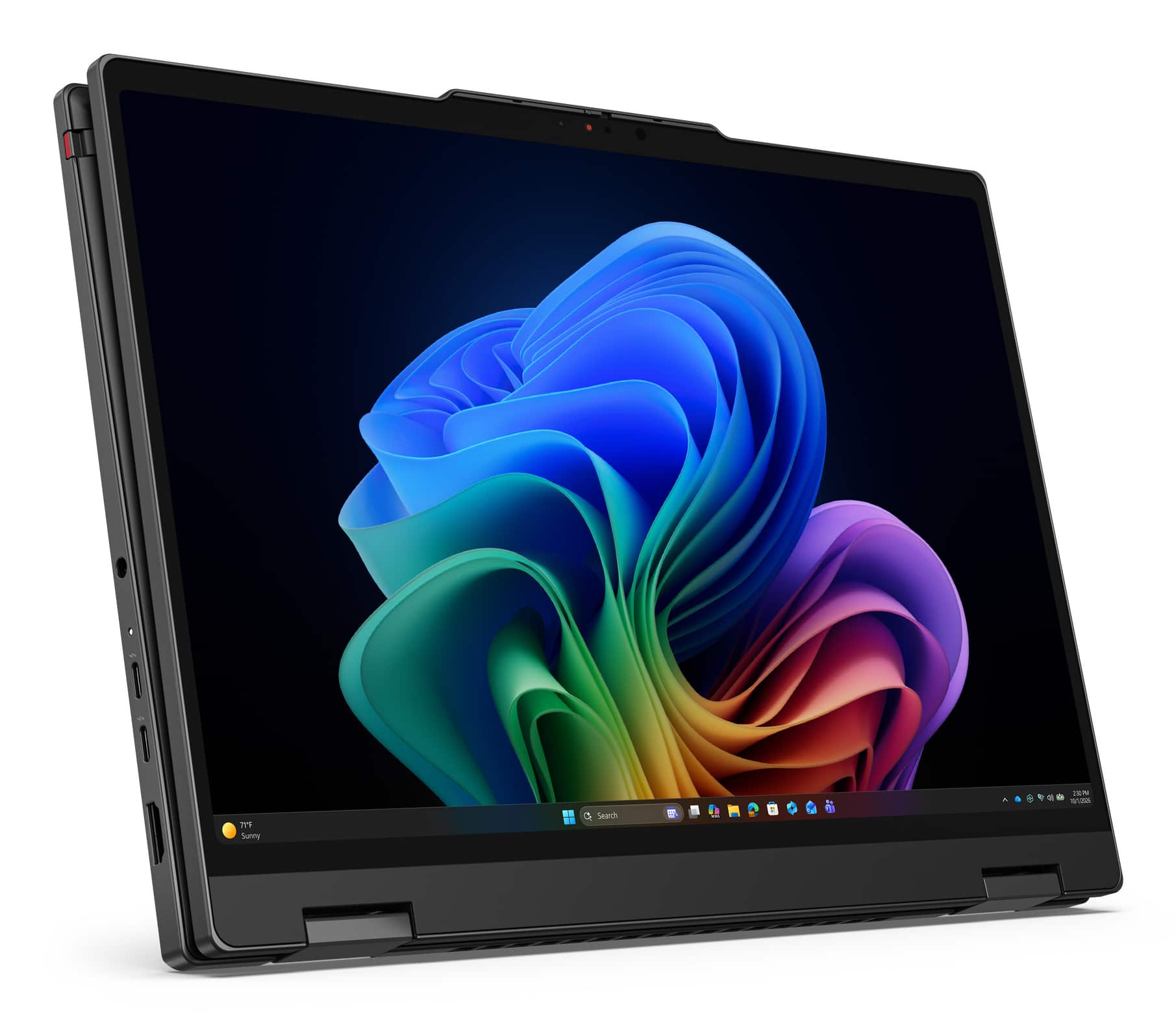 Lenovo ThinkPad T14s 2-in-1 Gen 2 Copilot+ PC Intel Core Ultra 5 325 Hybride (2-in-1) 35,6 cm (14") Touchscreen WUXGA 16 GB LPDDR5x-SDRAM 512 GB SSD Wi-Fi 7 (802.11be) Windows 11 Pro Zwart Engels Laptop - Afbeelding 7