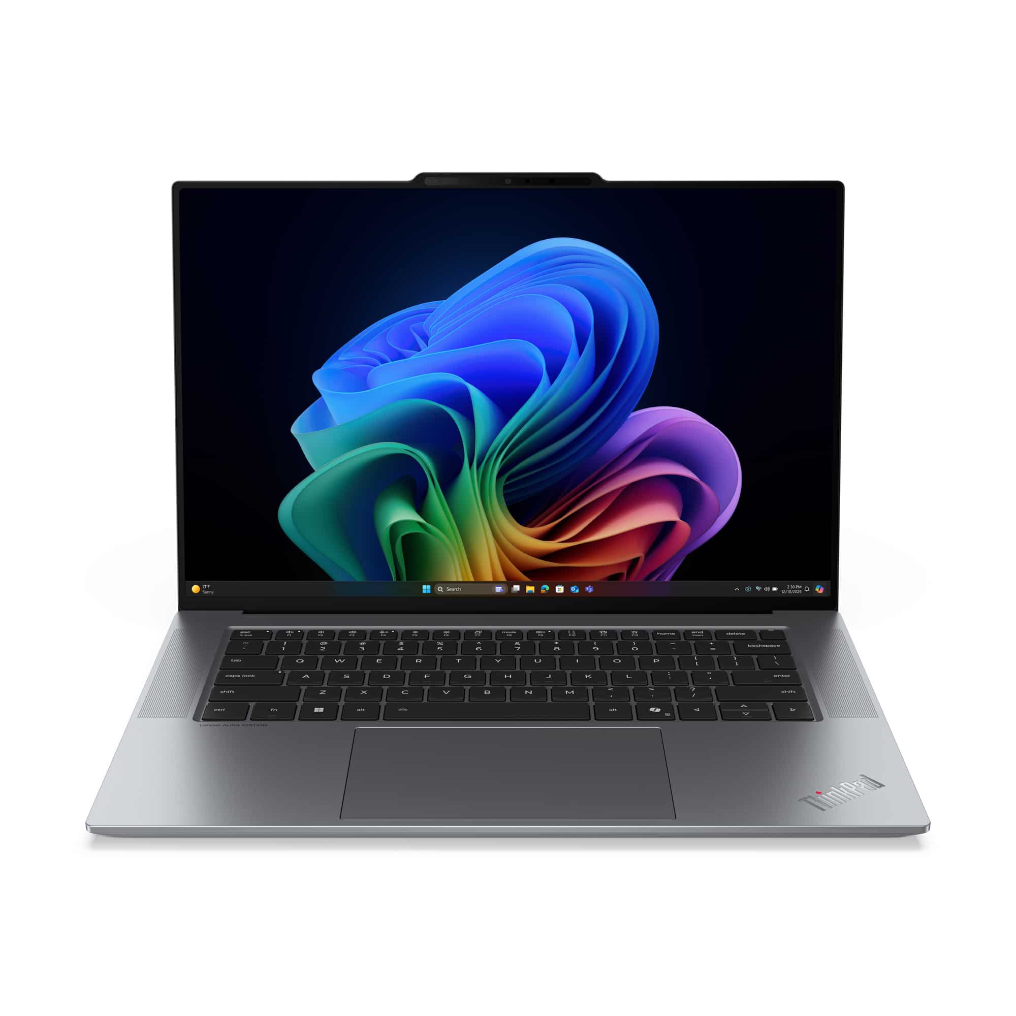 Lenovo ThinkPad X9-15p Gen 1 Aura Edition Copilot+ PC Intel Core Ultra X7 358H Laptop 38,9 cm (15.3") Touchscreen 2.8K 32 GB LPDDR5x-SDRAM 1 TB SSD Wi-Fi 7 (802.11be) Windows 11 Pro Grijs Engels