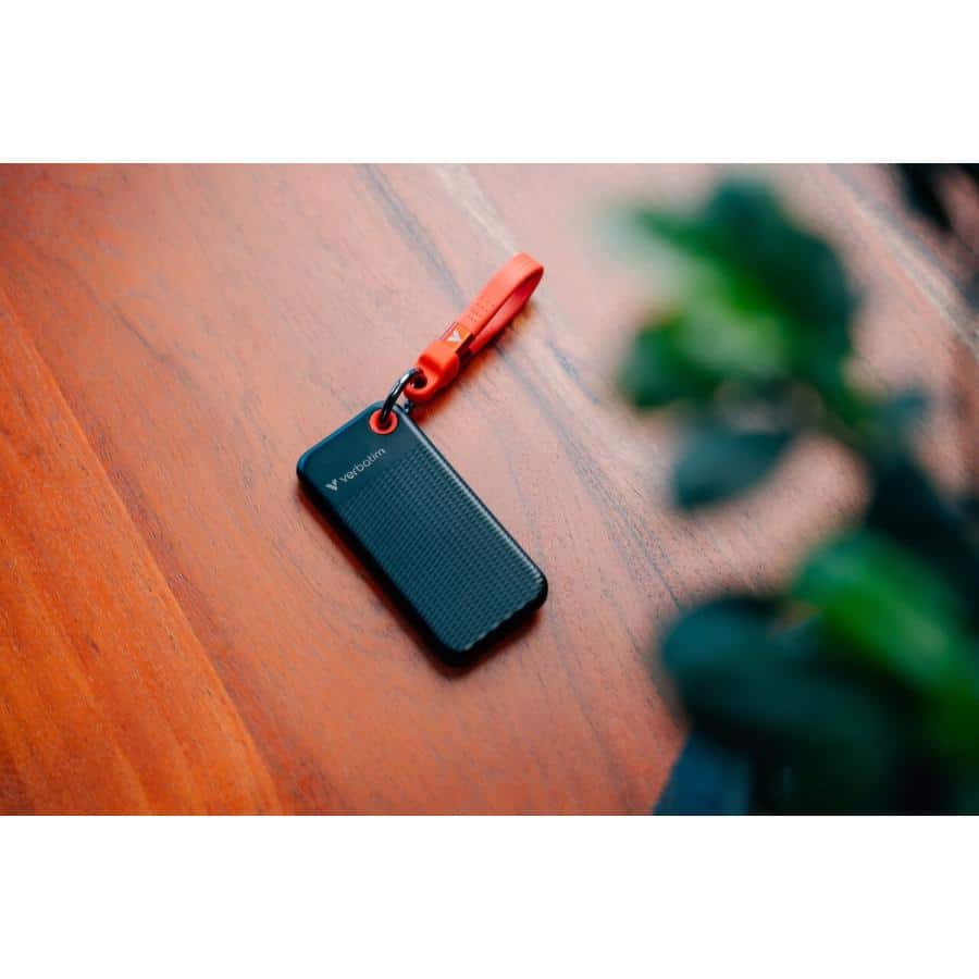 Verbatim 32434 Pocket SSD, 128GB, Black/Red, USB 3.2 Gen 2 Type-C, 10 Gbps, 1000 MB/s - Afbeelding 4