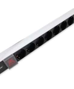 Equip 333293 energiedistributie 8 AC-uitgang(en) 1U Zwart, Zilver Stekkerdoos - Afbeelding 5