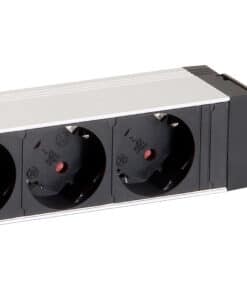 Equip 333293 energiedistributie 8 AC-uitgang(en) 1U Zwart, Zilver Stekkerdoos - Afbeelding 3