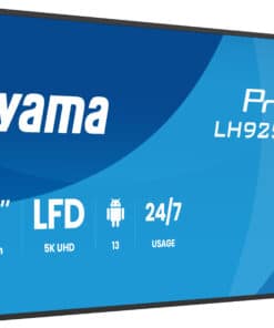iiyama LH9252UWS-B1AG beeldkrant Kiosk-ontwerp 2,34 m (92") LCD Wifi 500 cd/m² UltraWide 5K HD Zwart Type processor Android 24/7 - Afbeelding 7