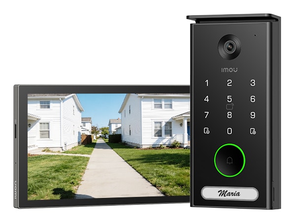 Imou VDP7 intercomsysteem 5 MP 17,8 cm (7") Zwart - Afbeelding 2