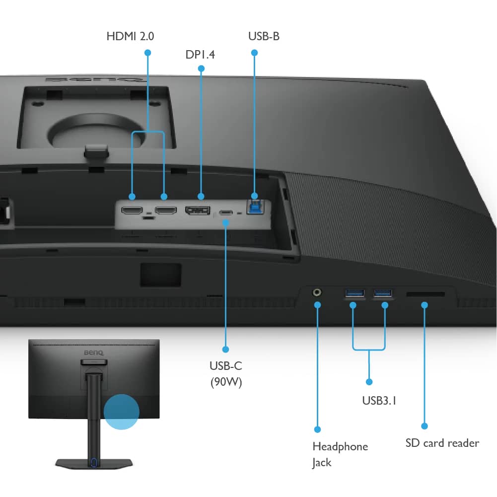 BenQ SW272QN Monitor - Afbeelding 6