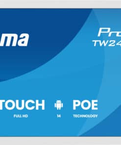 iiyama TW2424AS-W3P beeldkrant Interactief flatscreen 60,5 cm (23.8") LCD Wifi 450 cd/m² Full HD Wit Touchscreen Type processor Android 24/7