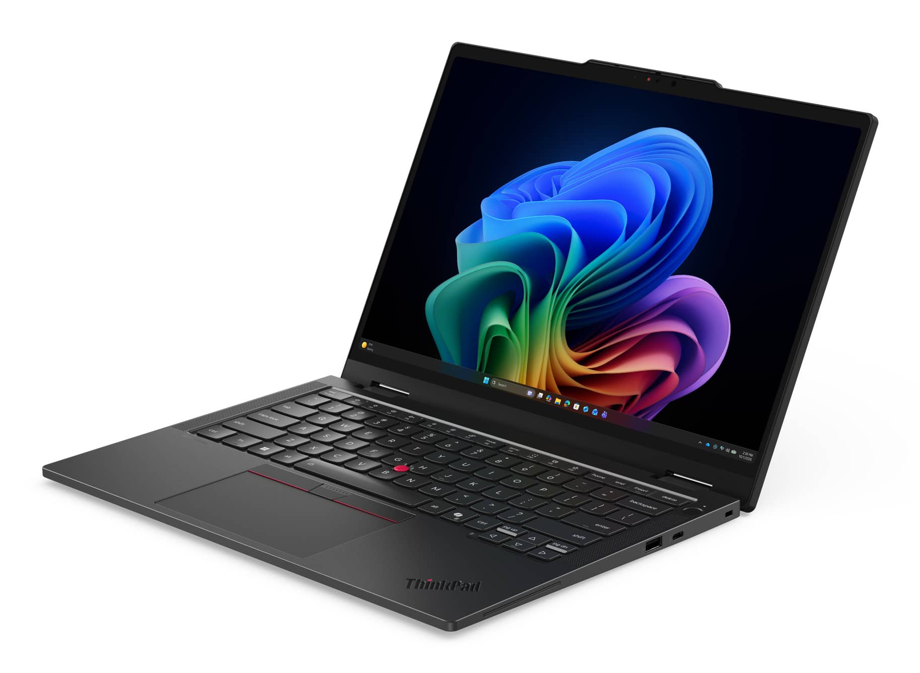 Lenovo ThinkPad T14s 2-in-1 Gen 2 Copilot+ PC Intel Core Ultra 5 325 Hybride (2-in-1) 35,6 cm (14") Touchscreen WUXGA 16 GB LPDDR5x-SDRAM 512 GB SSD Wi-Fi 7 (802.11be) Windows 11 Pro Zwart Engels Laptop - Afbeelding 3