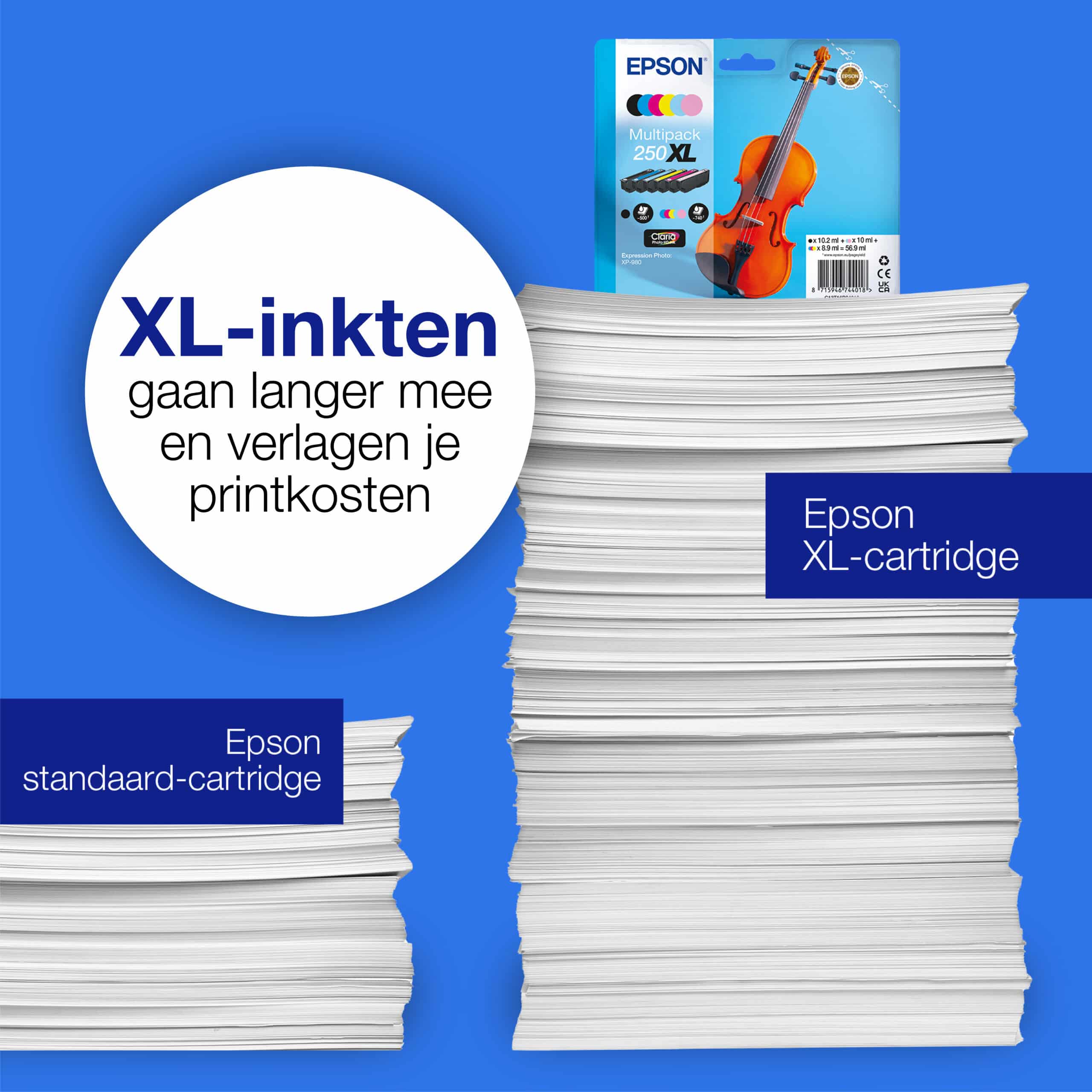 Epson Multipack, 6-kleuren 250XL Viool Claria EasyMail Photo HD-inkt - Afbeelding 4