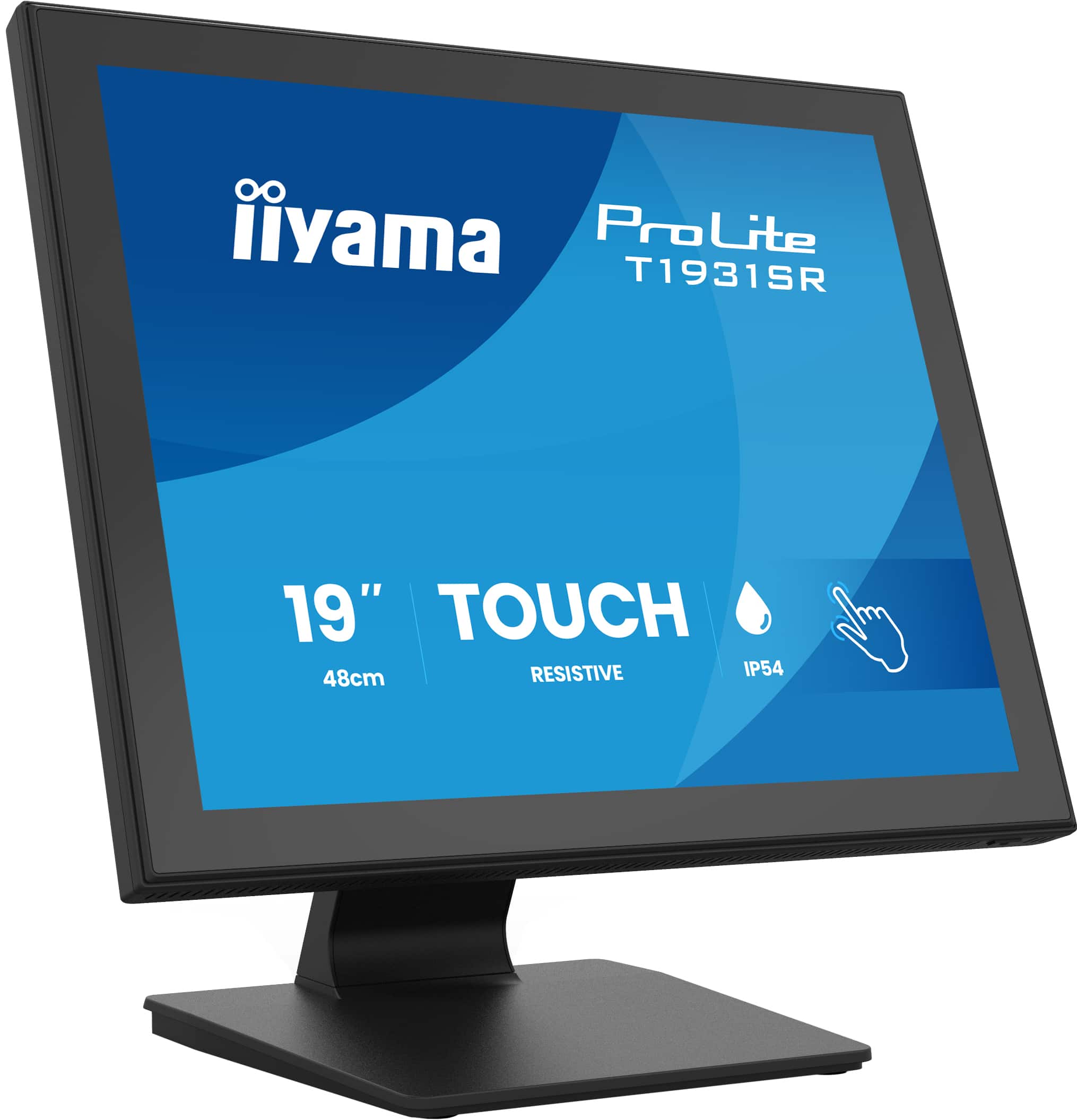iiyama ProLite T1931SR-B2S computer monitor 48,3 cm (19") 1280 x 1024 Pixels SXGA LCD Touchscreen Tafel Zwart - Afbeelding 2
