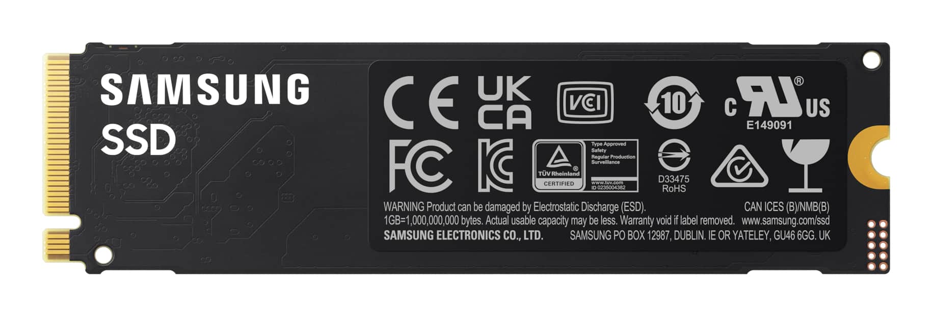 Samsung 990 PCIe 4.0 x4 NVMe™ M.2 SSD 1TB