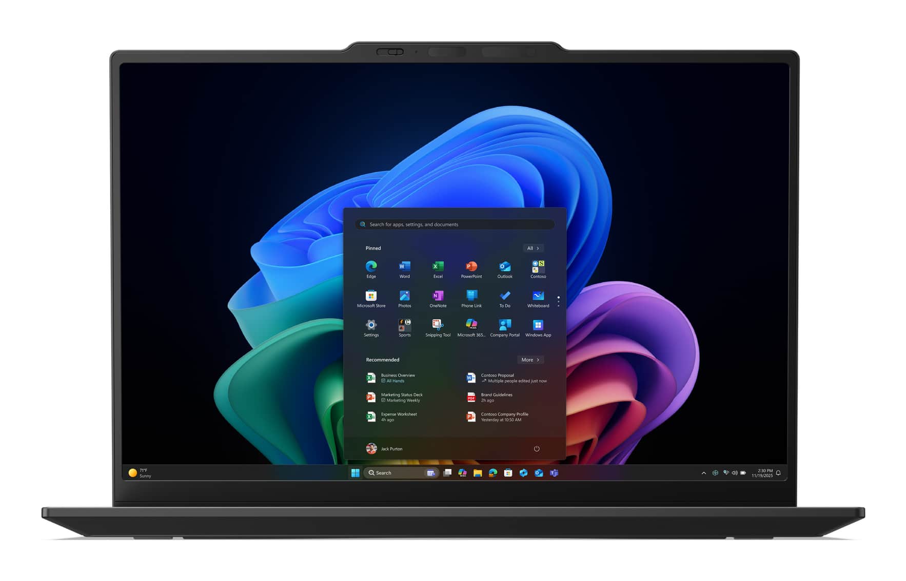 Lenovo ThinkPad X1 Carbon Gen 14 Aura Edition Copilot+ PC Intel Core Ultra 7 355 Laptop 35,6 cm (14") Touchscreen WUXGA 32 GB LPDDR5x-SDRAM 512 GB SSD Wi-Fi 7 (802.11be) Windows 11 Pro Engels Zwart - Afbeelding 2