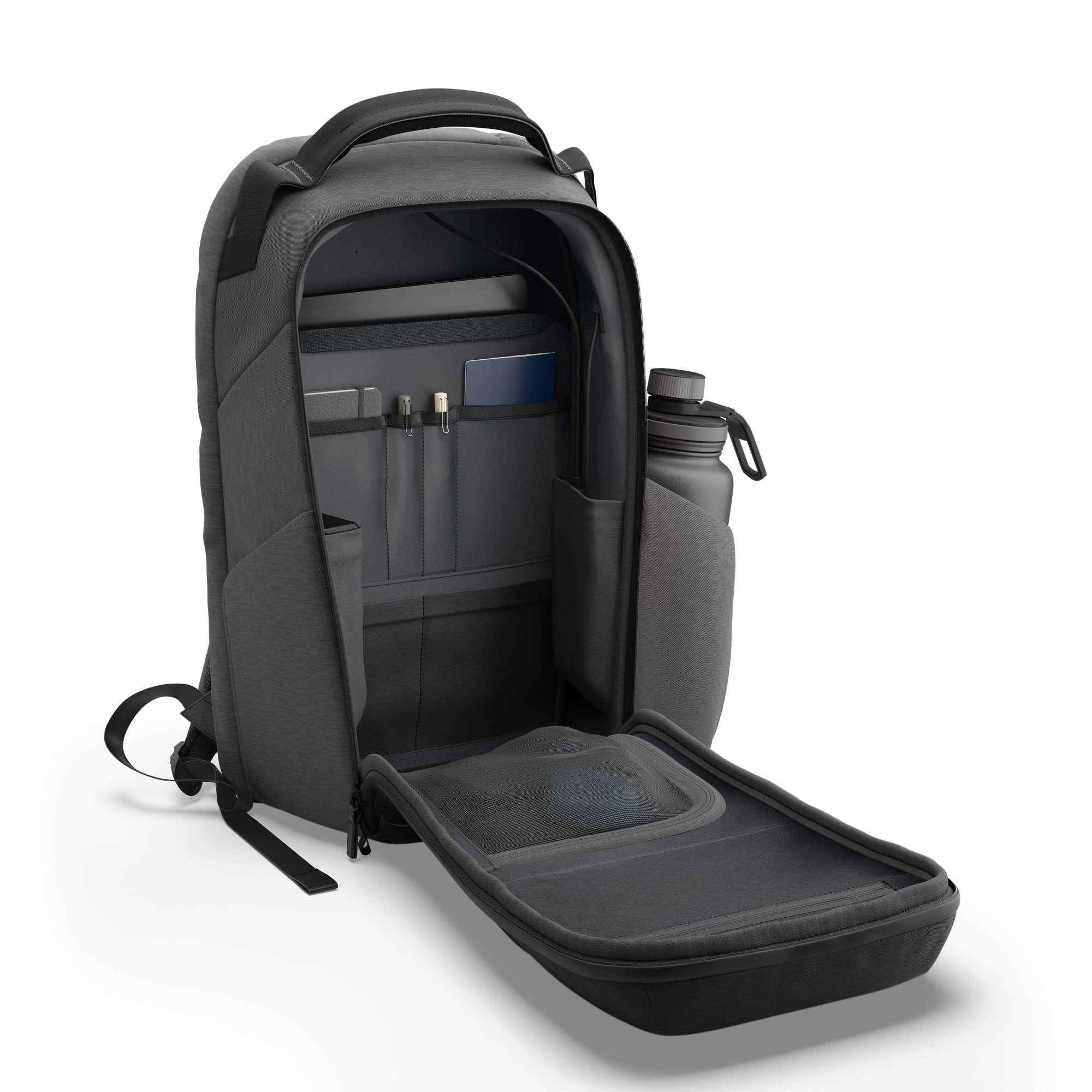 Lenovo ThinkPad 16" Click-Go 40,6 cm (16") Rugzak Zwart, Donkergrijs - Afbeelding 8
