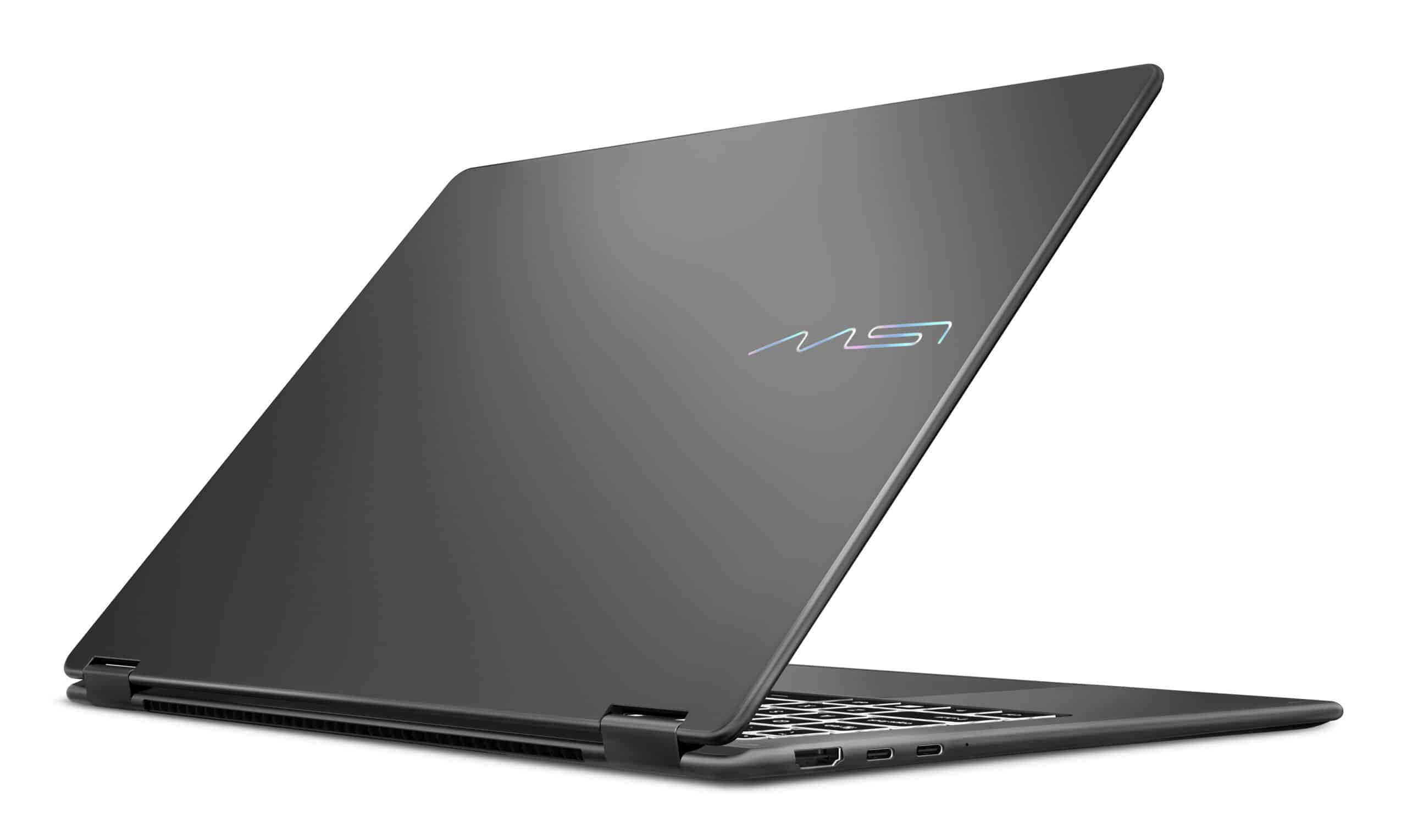 MSI Prestige 14 FLIP AI+ D3MTG-050BE Copilot+ PC Intel Core Ultra 9 386H Hybride (2-in-1) 35,6 cm (14") Touchscreen Full HD+ 32 GB LPDDR5x-SDRAM 2 TB SSD Wi-Fi 7 (802.11be) Windows 11 Pro Grijs Laptop - Afbeelding 4