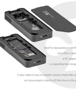 CLUB3D M.2 SSD-behuizing met koelventilator, NVMe, USB4 - Afbeelding 4
