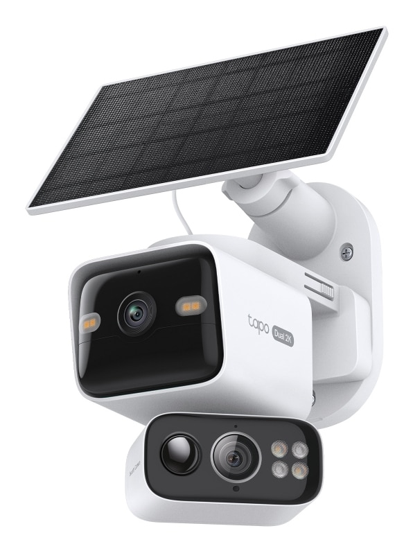 TP-Link Tapo Solar-Pow Dual-Lens Pan/Tilt Sec Cam Kit smart home veiligheidsuitrusting Router