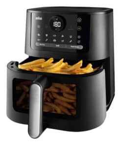Braun HF 5075 Enkel Vrijstaand 2000 W Heteluchtfriteuse Zwart, Grijs - Afbeelding 2