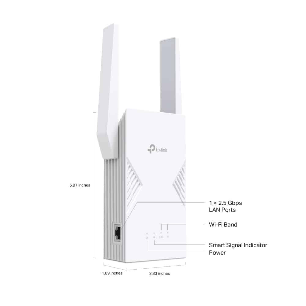 TP-Link BE3600 Netwerkzender & -ontvanger Wit 2500 Mbit/s - Afbeelding 8