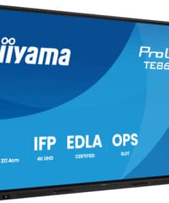 iiyama TE8613A-B3AG beeldkrant Interactief flatscreen 2,17 m (85.6") LCD Wifi 500 cd/m² 4K Ultra HD Zwart Touchscreen Type processor Android 24/7 Monitor - Afbeelding 3