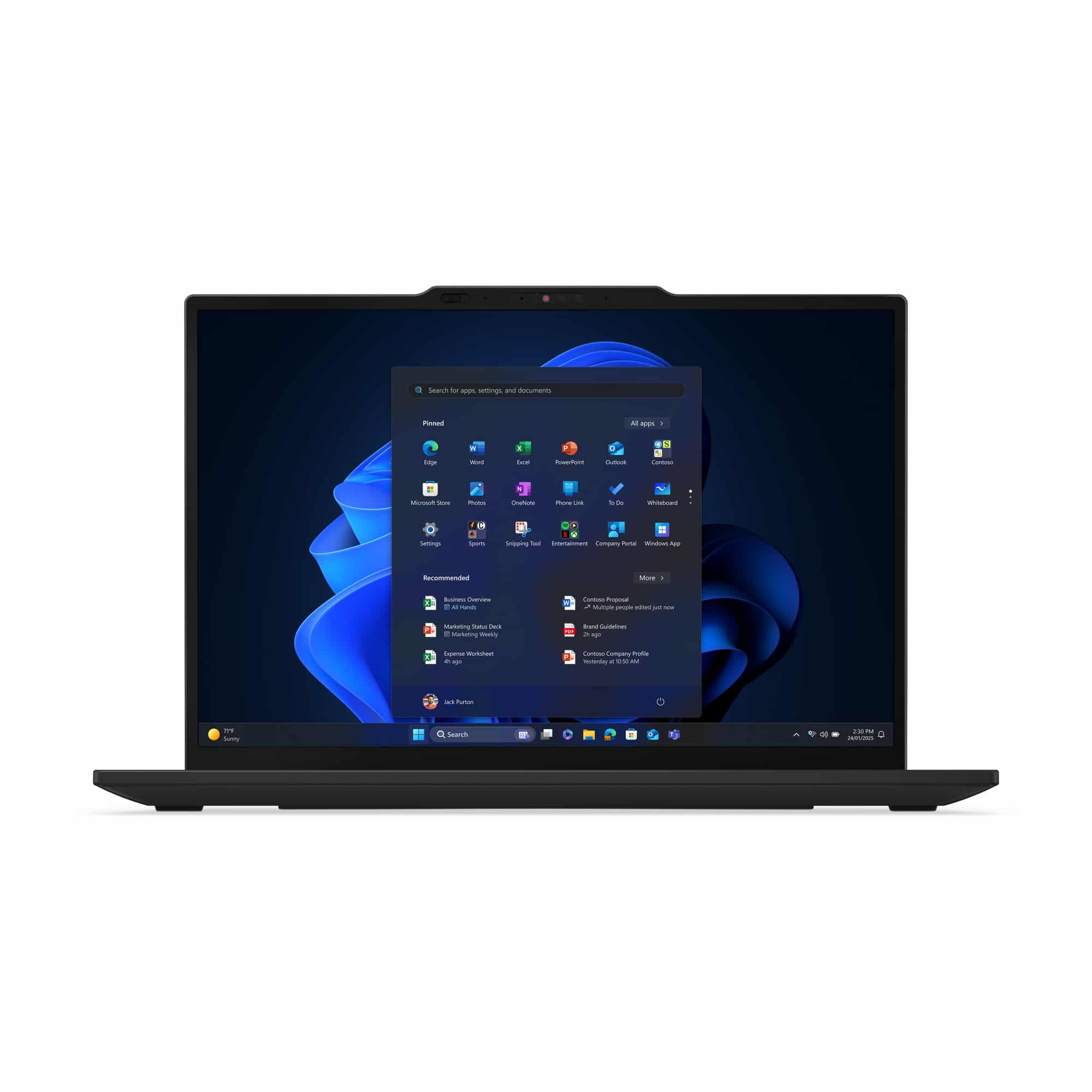 Lenovo ThinkPad X13 Gen 6 (Intel) Intel Core Ultra 5 225U Laptop 33,8 cm (13.3") WUXGA 16 GB LPDDR5x-SDRAM 512 GB SSD Wi-Fi 6E (802.11ax) Windows 11 Pro Zwart Engels - Afbeelding 2