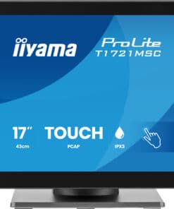 iiyama ProLite T1721MSC-B3 computer monitor 43,2 cm (17") 1280 x 1024 Pixels SXGA Touchscreen Tafelblad Zwart