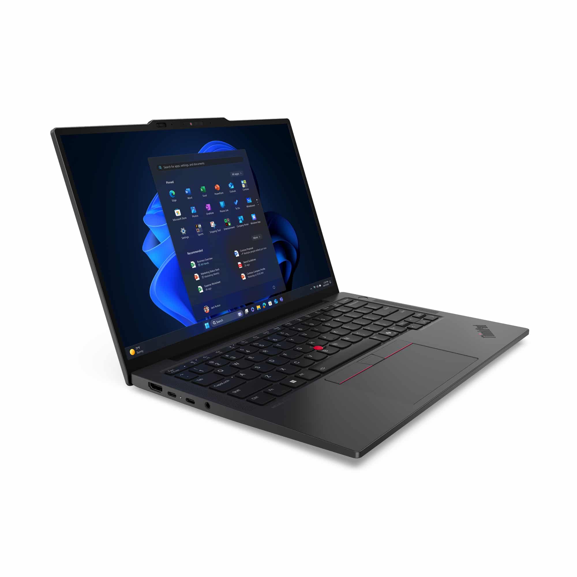 Lenovo ThinkPad X13 Gen 6 (Intel) Intel Core Ultra 5 225U Laptop 33,8 cm (13.3") WUXGA 16 GB LPDDR5x-SDRAM 512 GB SSD Wi-Fi 6E (802.11ax) Windows 11 Pro Zwart Engels - Afbeelding 5