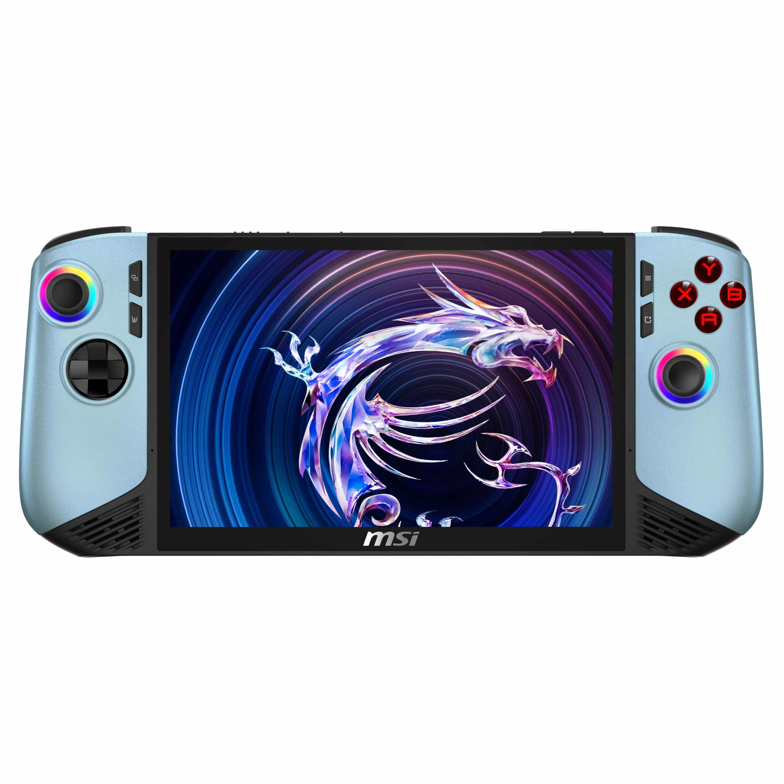 MSI CLAW 8 AI+ A2VM GLACIER BLUE EDITION-250NL draagbare game console 20,3 cm (8") 1 TB Touchscreen Wifi Blauw
