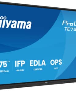 iiyama TE7513A-B3AG beeldkrant Interactief flatscreen 190,5 cm (75") LCD Wifi 500 cd/m² 4K Ultra HD Zwart Touchscreen Type processor Android 24/7 Monitor - Afbeelding 3