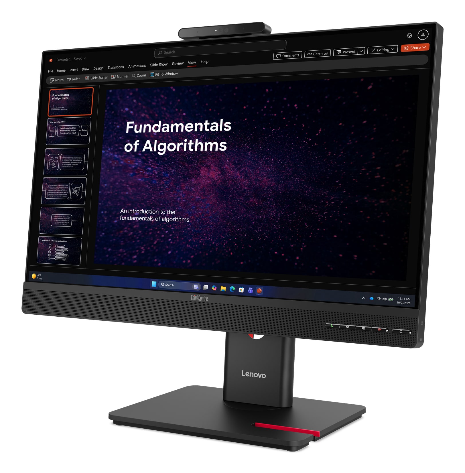 Lenovo ThinkCentre TIO24 Gen6 Monitor - Afbeelding 2