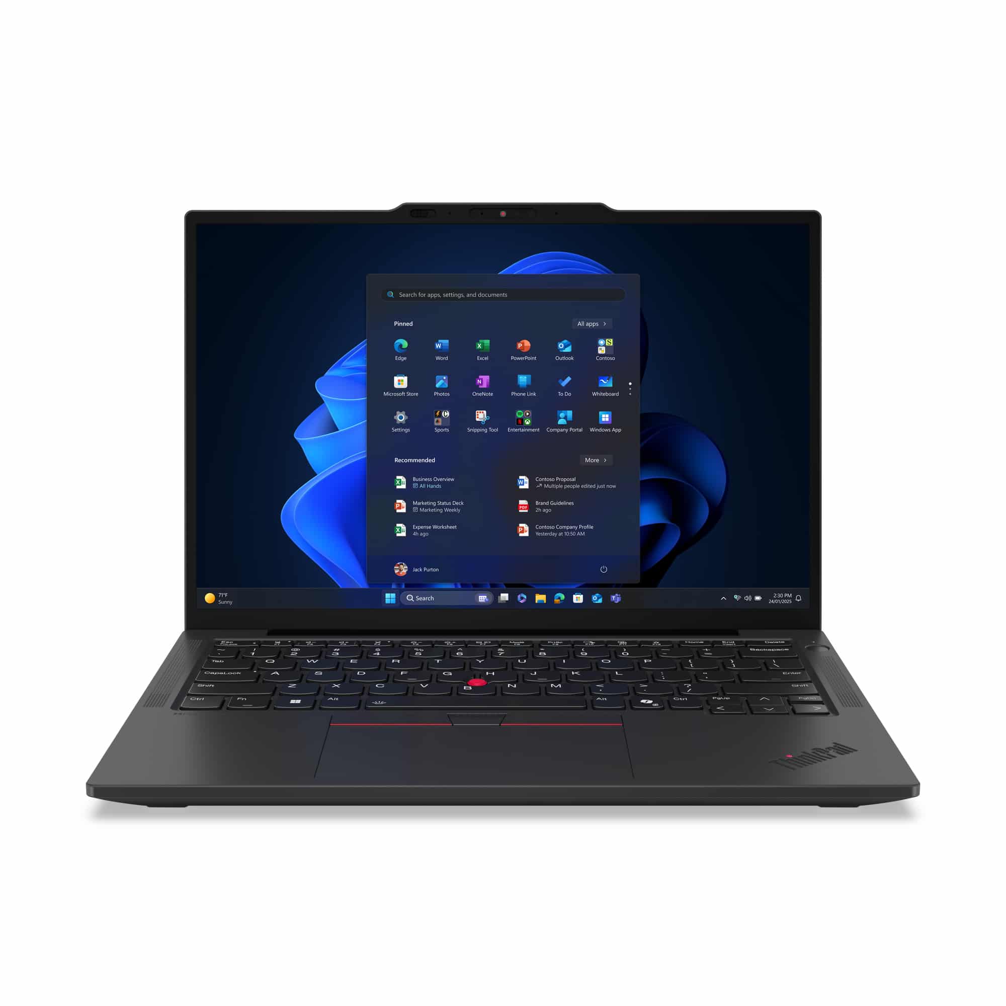 Lenovo ThinkPad X13 Gen 6 (Intel) Intel Core Ultra 5 225U Laptop 33,8 cm (13.3") WUXGA 16 GB LPDDR5x-SDRAM 512 GB SSD Wi-Fi 6E (802.11ax) Windows 11 Pro Zwart Engels