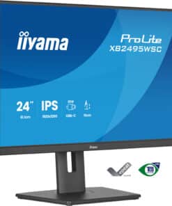 iiyama ProLite XB2495WSC-B1 computer monitor 61,2 cm (24.1") 1920 x 1200 Pixels WUXGA LED Zwart - Afbeelding 4