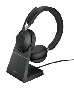 Jabra Evolve2 65 Headset Draadloos Hoofdband Kantoor/callcenter USB Type-C Bluetooth Oplaadhouder Zwart