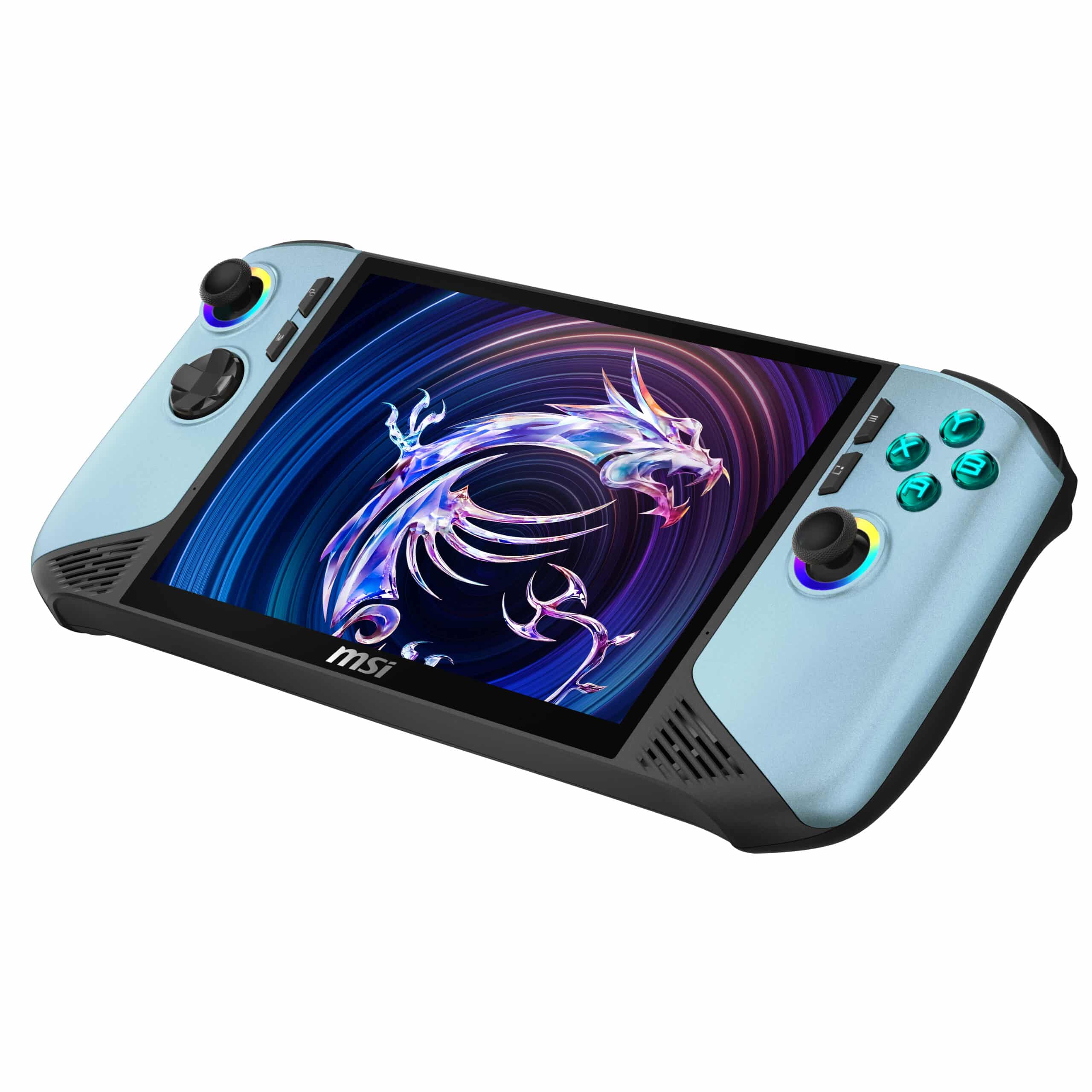 MSI CLAW 8 AI+ A2VM GLACIER BLUE EDITION-250NL draagbare game console 20,3 cm (8") 1 TB Touchscreen Wifi Blauw - Afbeelding 2