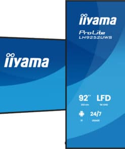 iiyama LH9252UWS-B1AG beeldkrant Kiosk-ontwerp 2,34 m (92") LCD Wifi 500 cd/m² UltraWide 5K HD Zwart Type processor Android 24/7 - Afbeelding 6