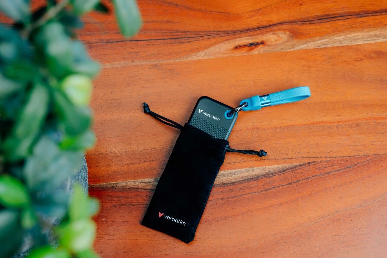 Verbatim Pocket SSD 256 GB USB Type-C 3.2 Gen 2 (3.1 Gen 2) Zwart, Blauw - Afbeelding 3