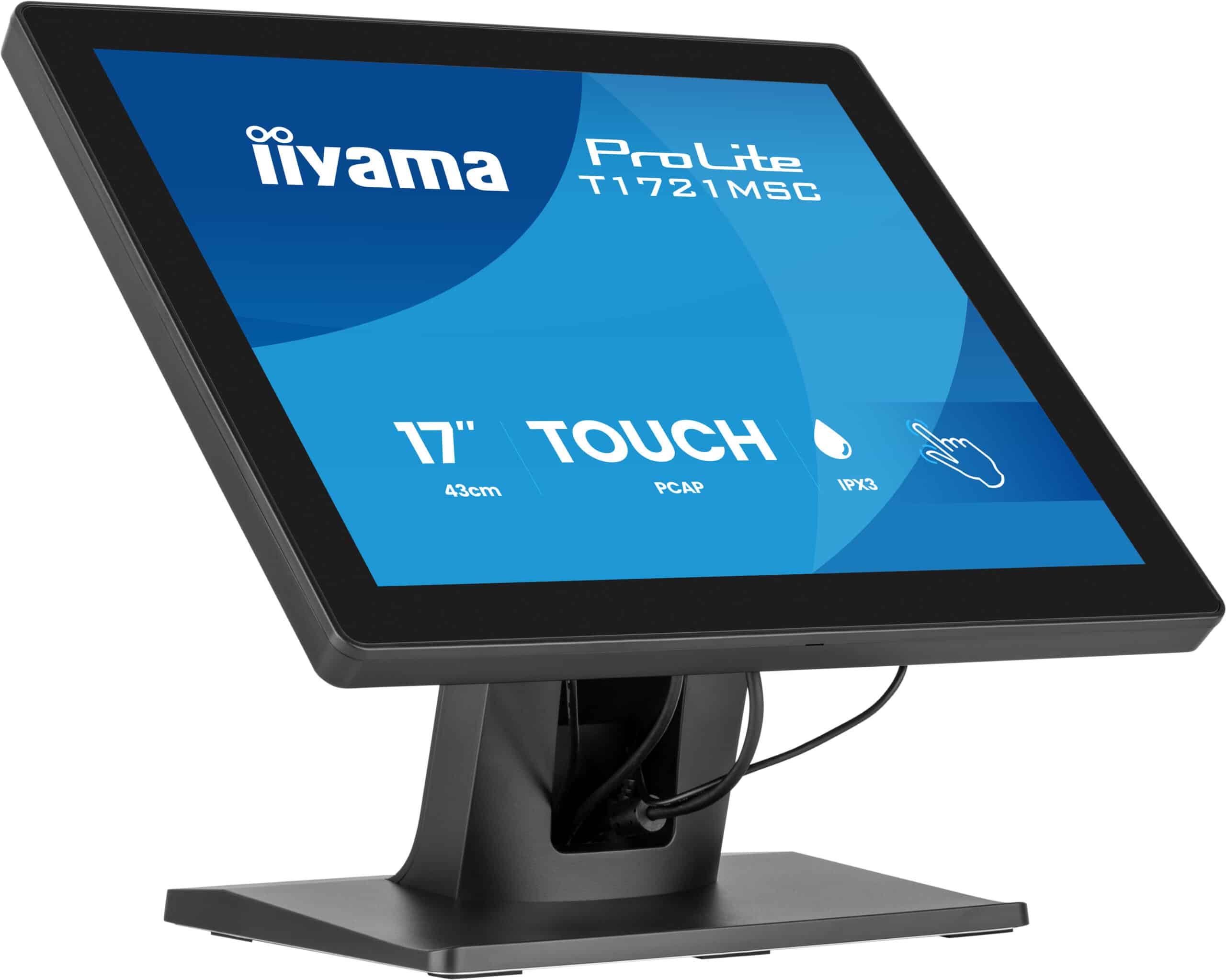 iiyama ProLite T1721MSC-B3 computer monitor 43,2 cm (17") 1280 x 1024 Pixels SXGA Touchscreen Tafelblad Zwart - Afbeelding 4