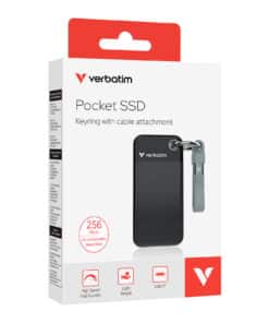 Verbatim Pocket SSD 256 GB USB Type-C 3.2 Gen 2 (3.1 Gen 2) Zwart, Grijs - Afbeelding 6