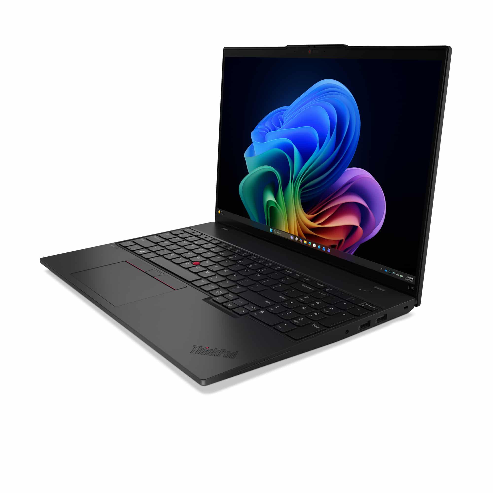 Lenovo ThinkPad L16 Gen 3 (AMD) Copilot+ PC AMD Ryzen AI 5 430 Laptop 40,6 cm (16") WUXGA 16 GB DDR5-SDRAM 512 GB SSD Wi-Fi 7 (802.11be) Windows 11 Pro Zwart Belgisch - Afbeelding 3