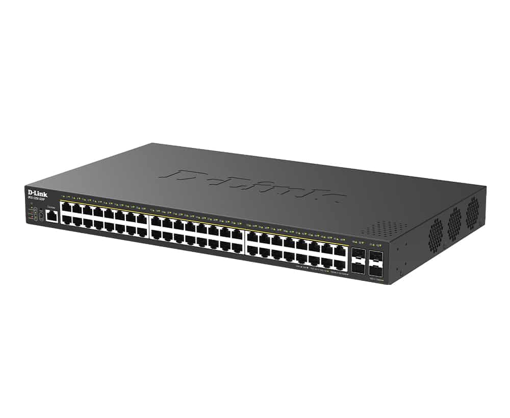 D-Link DGS-1250-52XP Managed L2+/L3 Gigabit Ethernet (10/100/1000) Power over Ethernet (PoE) Desktop Zwart - Afbeelding 3